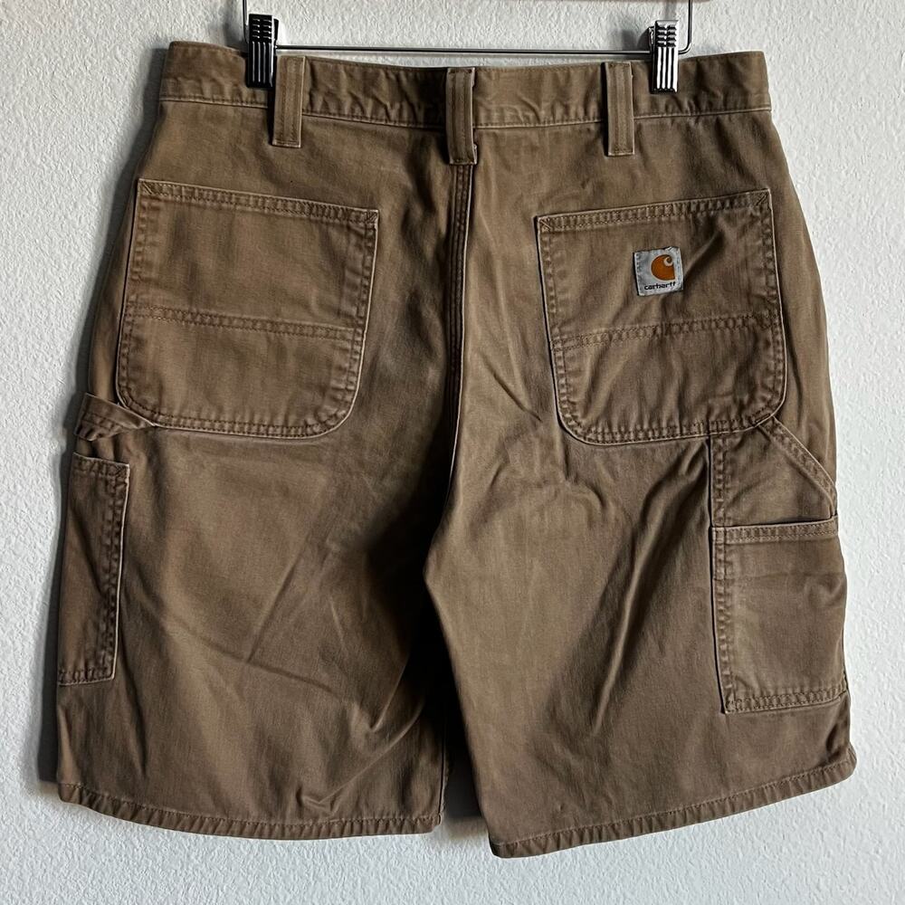 Carhartt brown work wear carpenter shorts